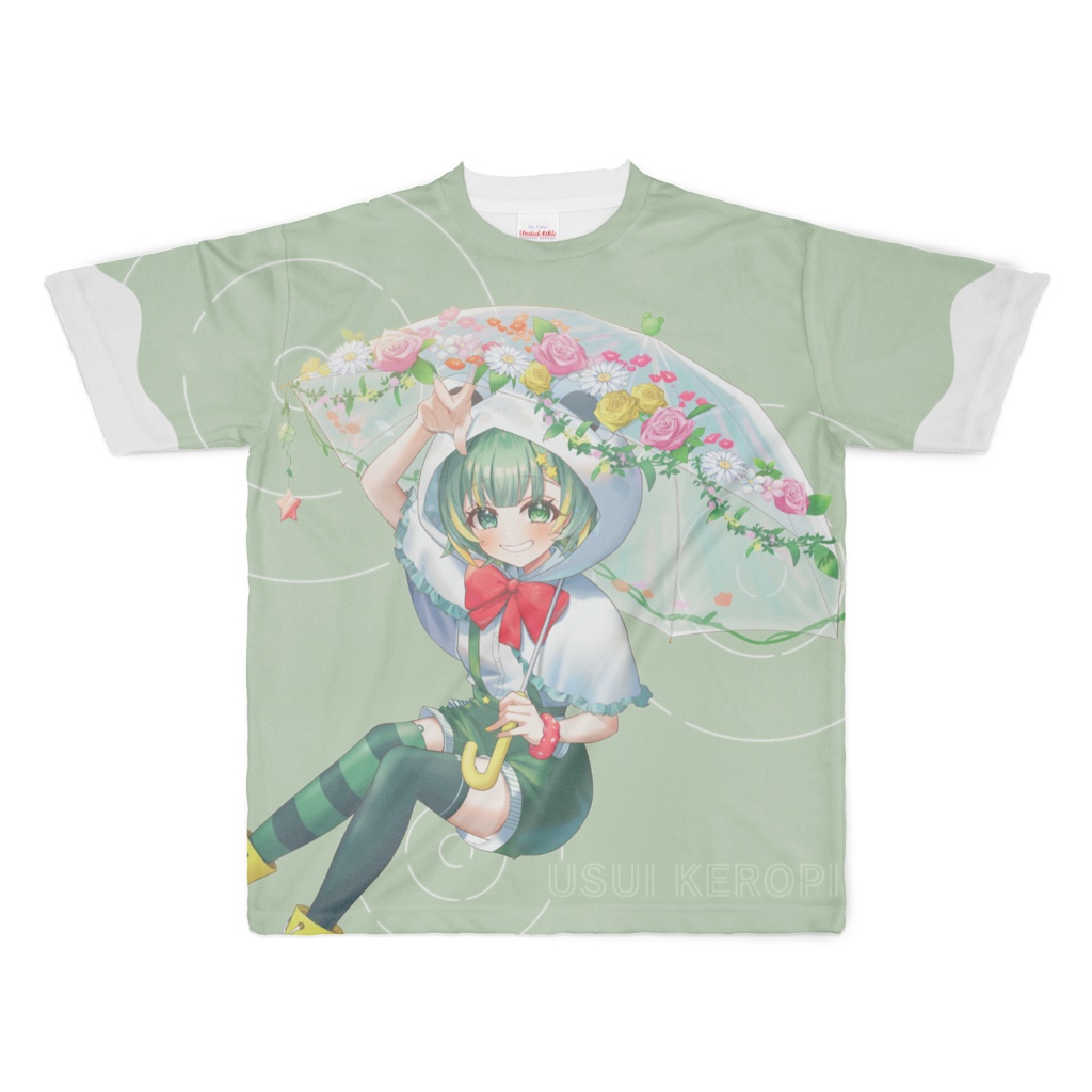 雨翠けろひ。フルグラフィックTシャツ -2周年記念-