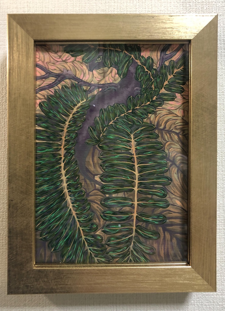 アート原画『暗くて、あたたかい』