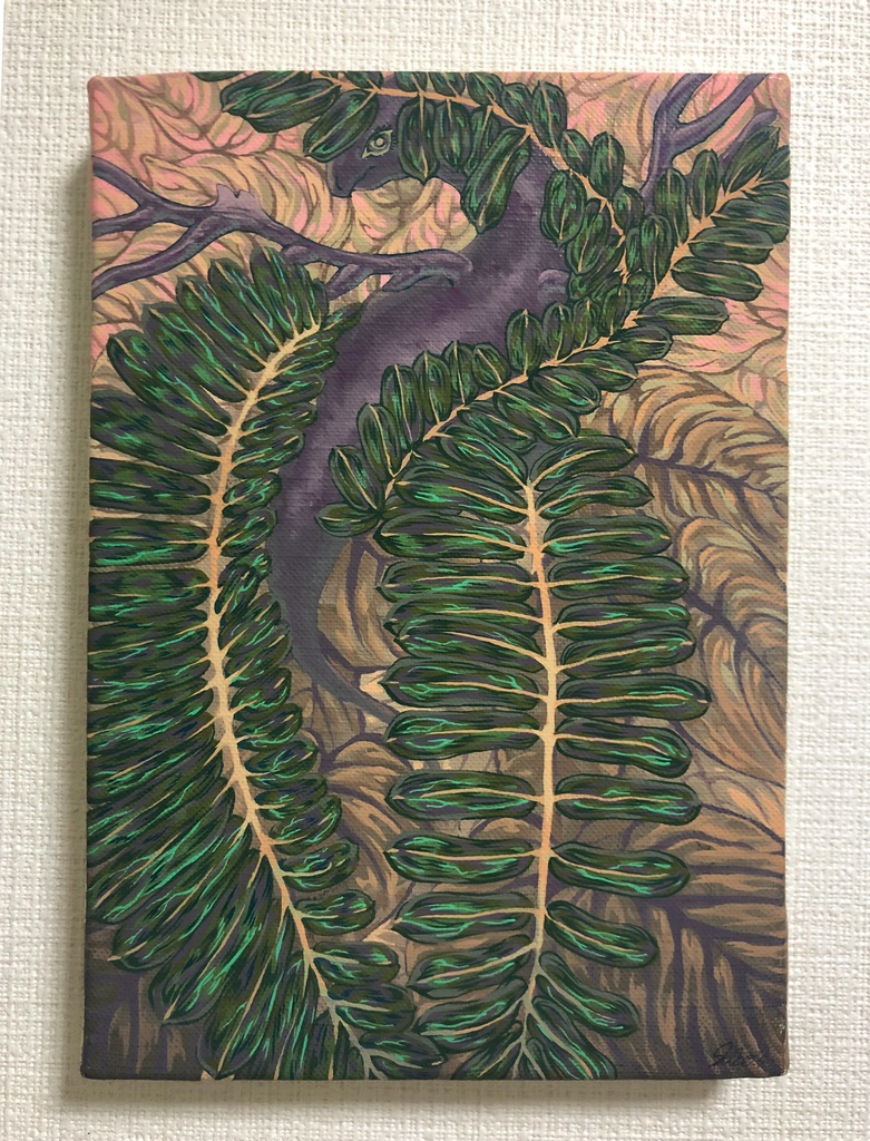 アート原画『暗くて、あたたかい』