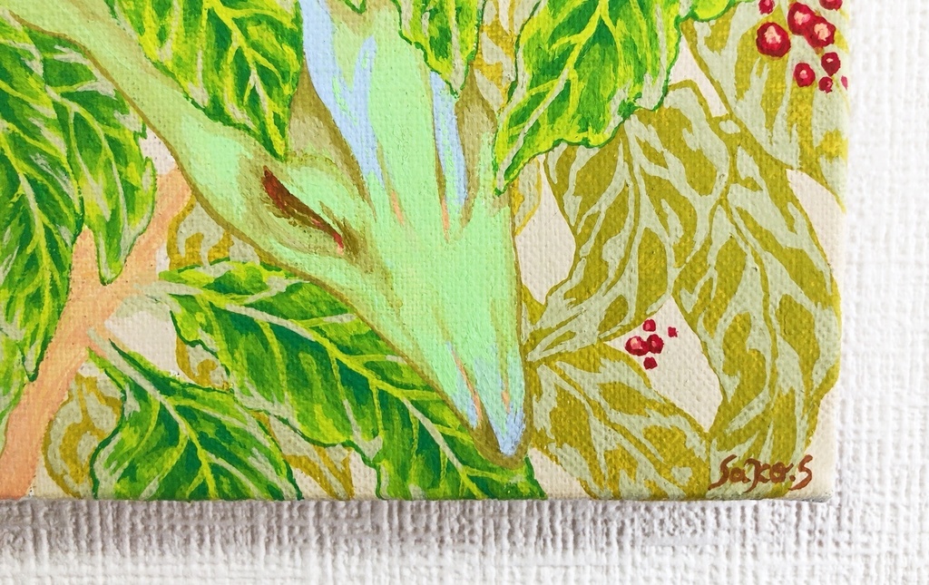 アート原画『冬のうたたね』