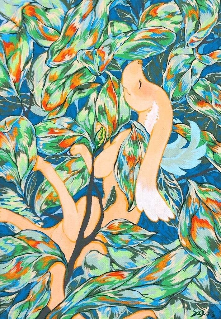 アート原画『芽吹き』