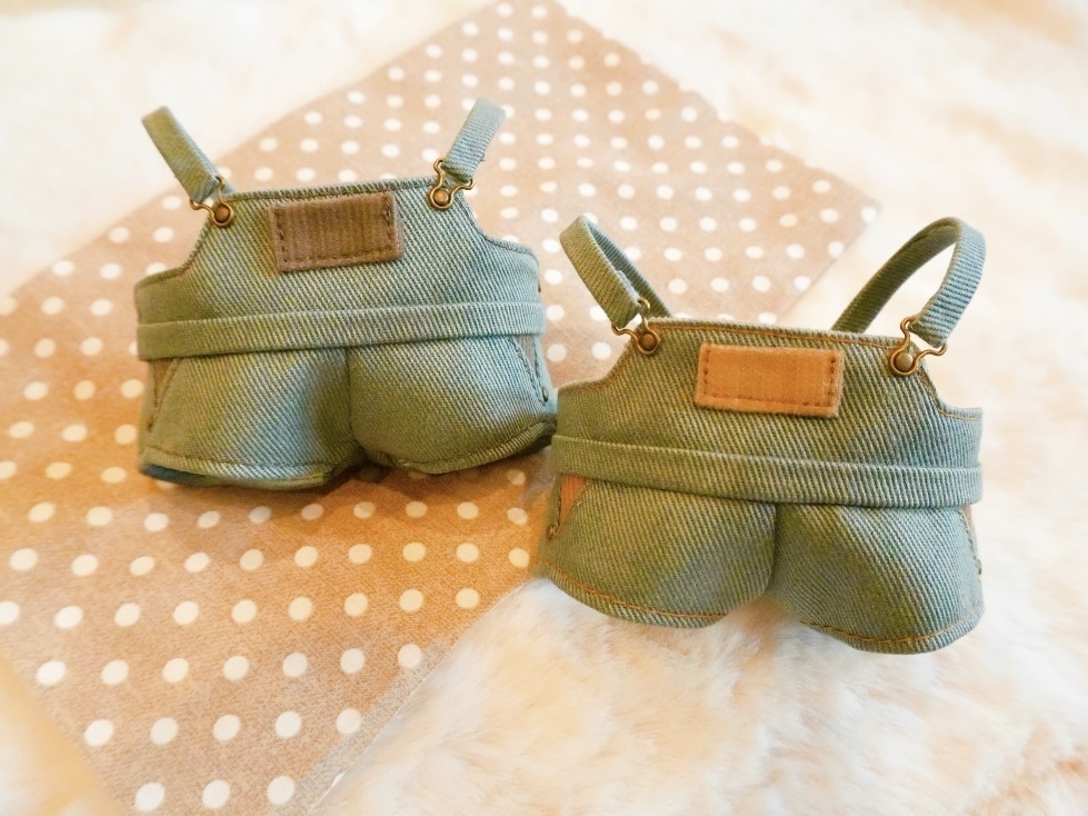 オーバーオールペアセット（15cmぬい）