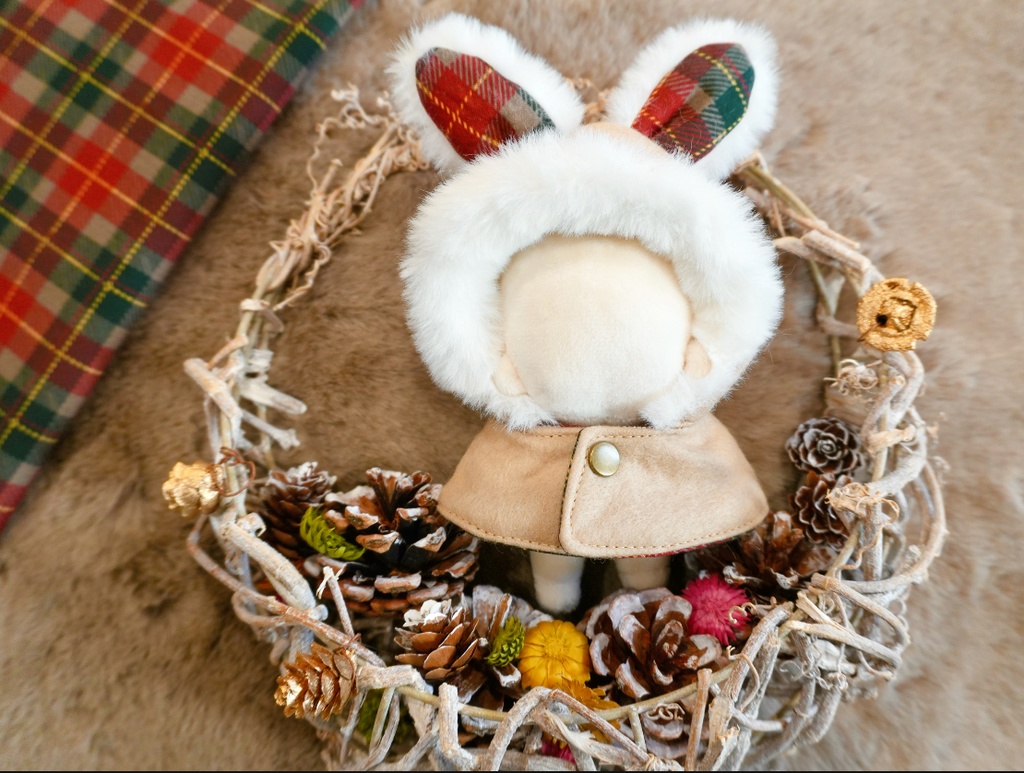 うさ耳ケープペアセット Christmas