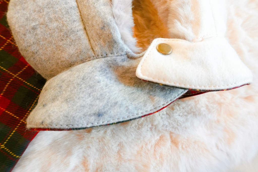 うさ耳ケープペアセット snow