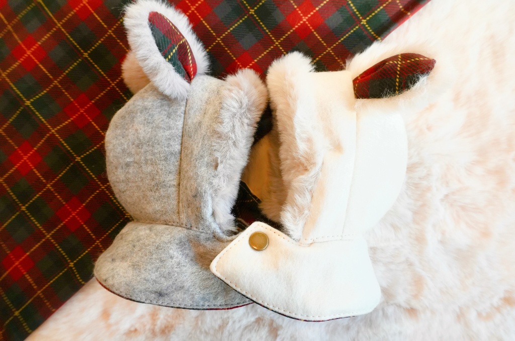 うさ耳ケープペアセット snow