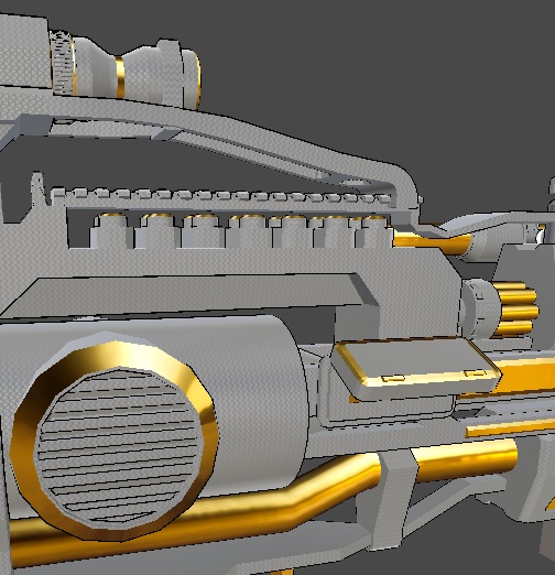 Railgun 3D Model