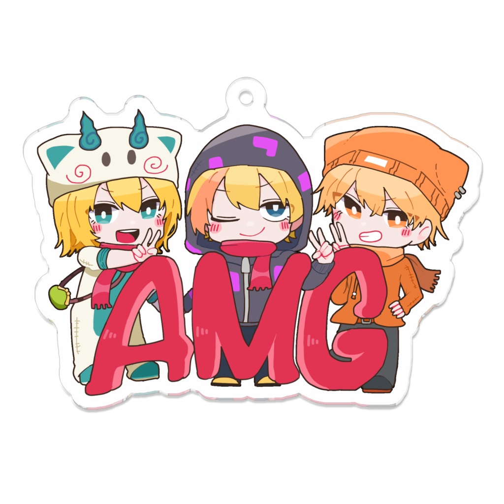 あみーごアクリルキーホルダー