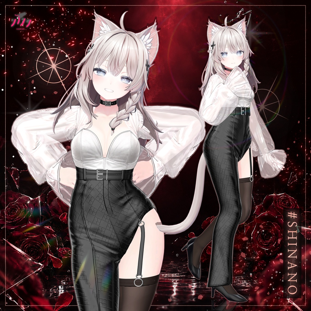 ✨ 【Modular Avatar対応】 【11アバター対応】 Monochrome Phantom 🖤
