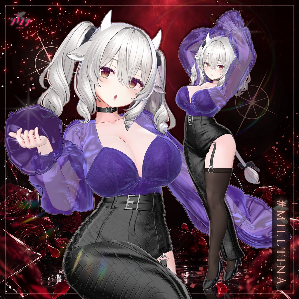 ✨ 【Modular Avatar対応】 【11アバター対応】 Monochrome Phantom 🖤