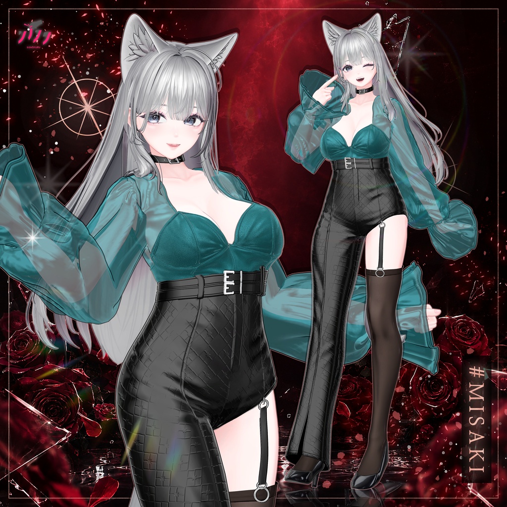 ✨ 【Modular Avatar対応】 【11アバター対応】 Monochrome Phantom 🖤