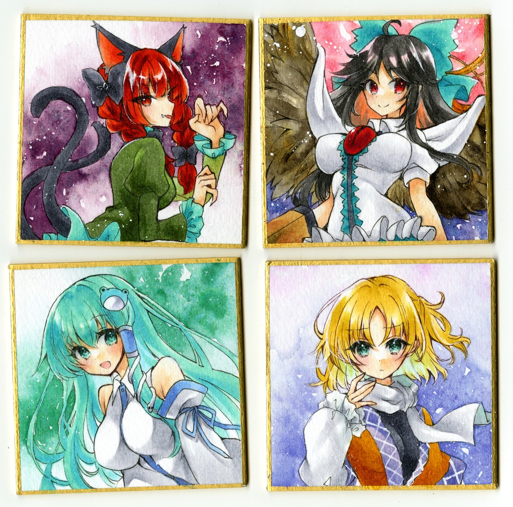 手描きイラスト*原画*東方Project*豆色紙