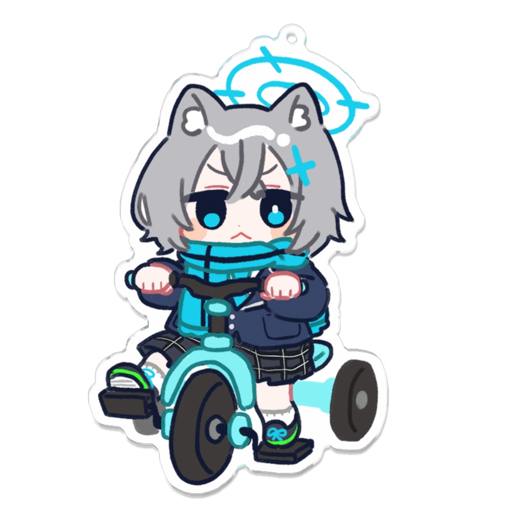 ちびシロコライディングアクキー