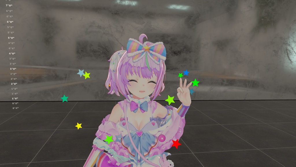 【VRChat想定】「キラッ☆」ジェスチャー【MA対応】