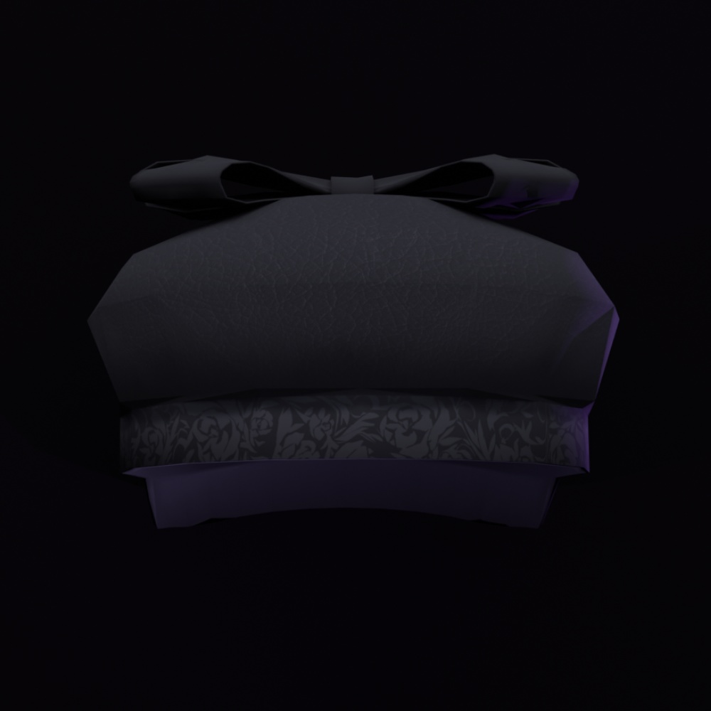 【VRChat想定】リボンキャスケット-Ribbon casket-【色違い5種セット】