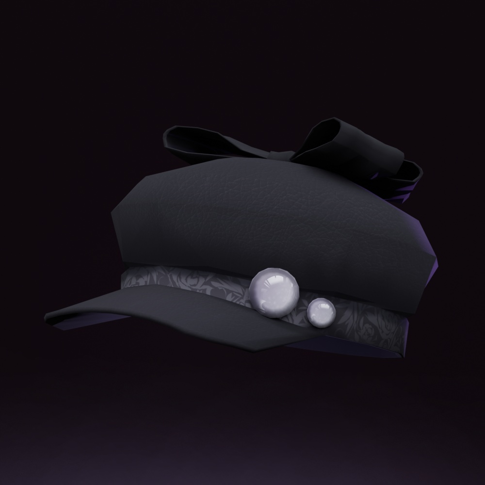 【VRChat想定】リボンキャスケット-Ribbon casket-【色違い5種セット】