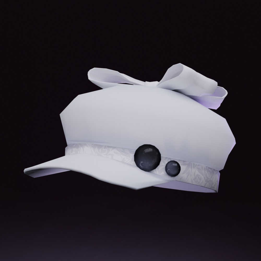 【VRChat想定】リボンキャスケット-Ribbon casket-【色違い5種セット】