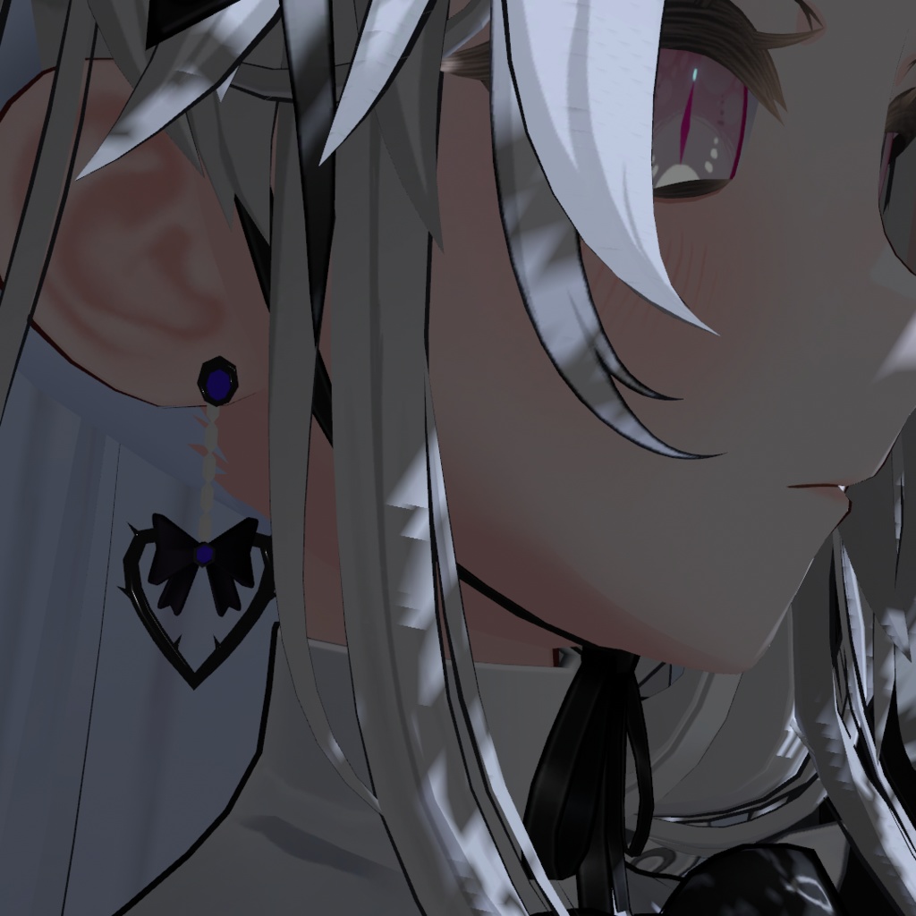 【ピアス】Heart Of Thorns【VRChat想定】