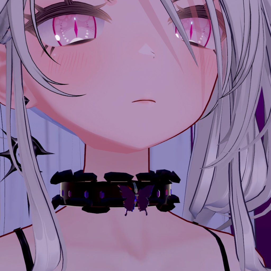 【チョーカー】Butterfly Choker【VRChat想定】