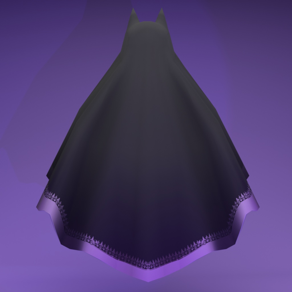 【VRChat想定】猫耳シスター帽【通常差分有り】