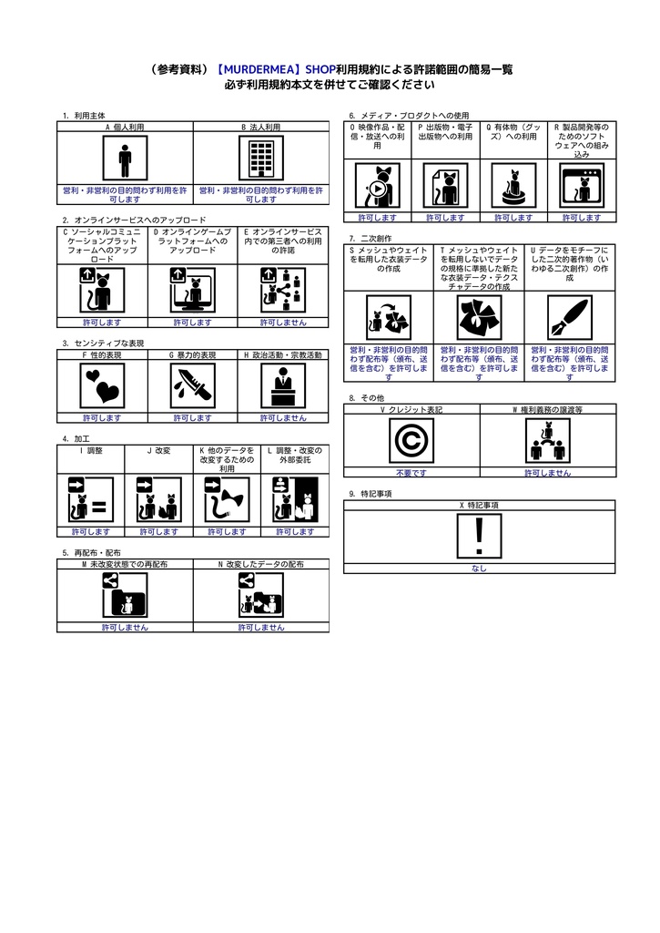 【VRChat想定】黒と赤のティアラ