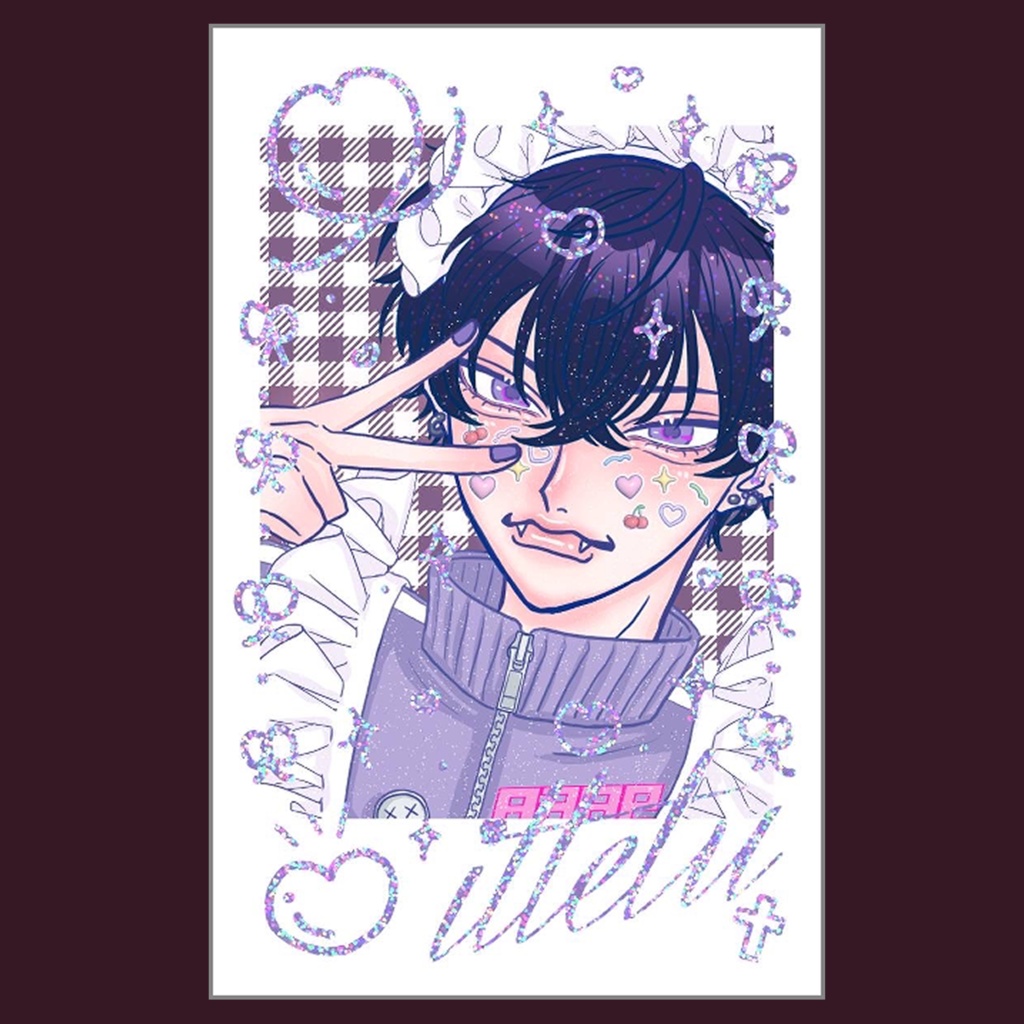 【にじそ10】チェキ風カード【非公式】