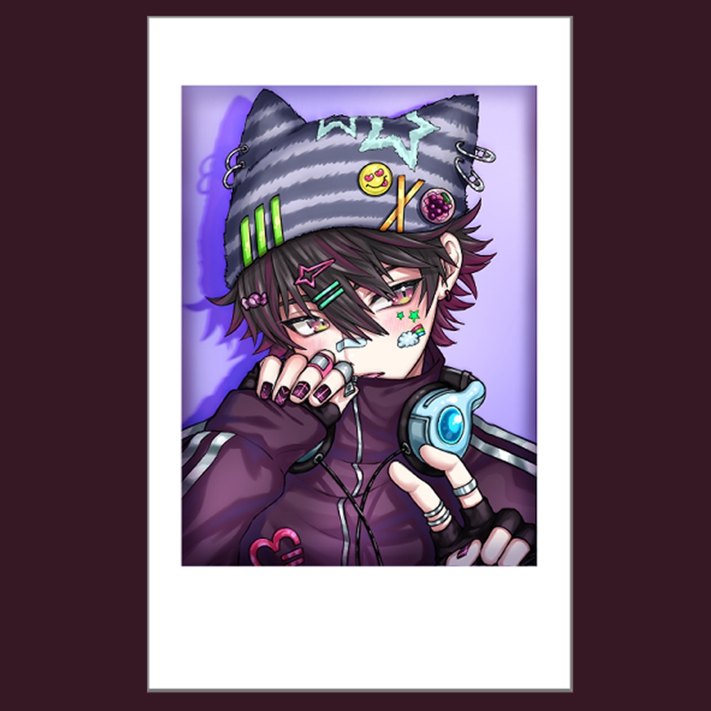 【にじそ10】チェキ風カード【非公式】