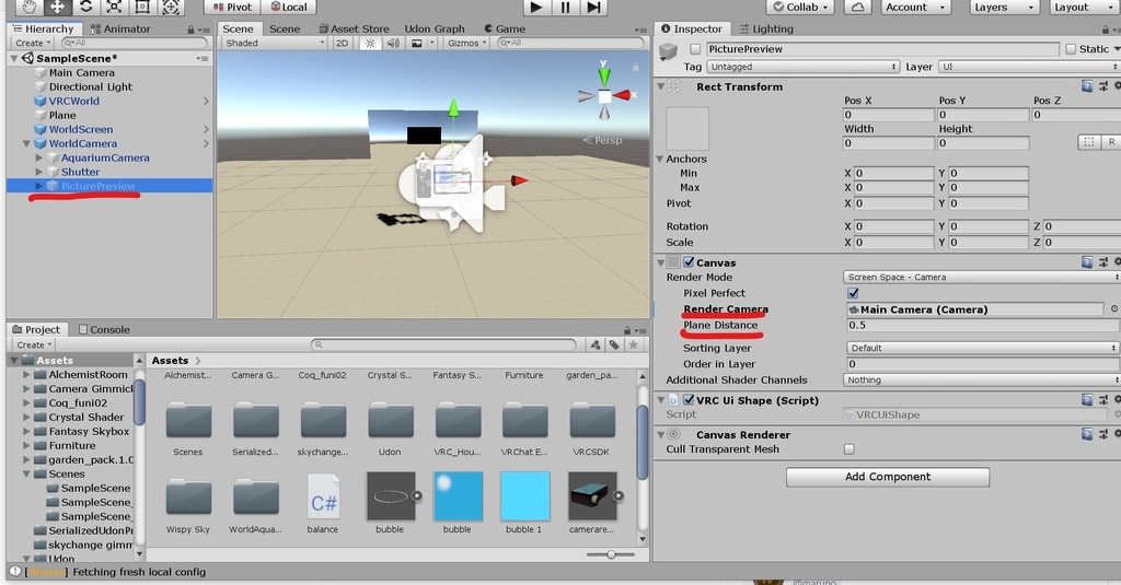 【SDK3】ワールド設置用カメラ