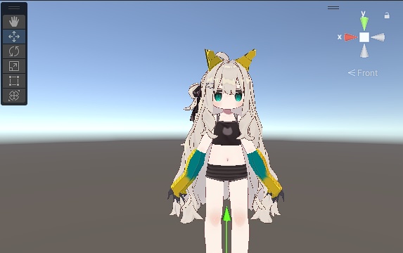 力を解放しすぎた緑色の狼衣装