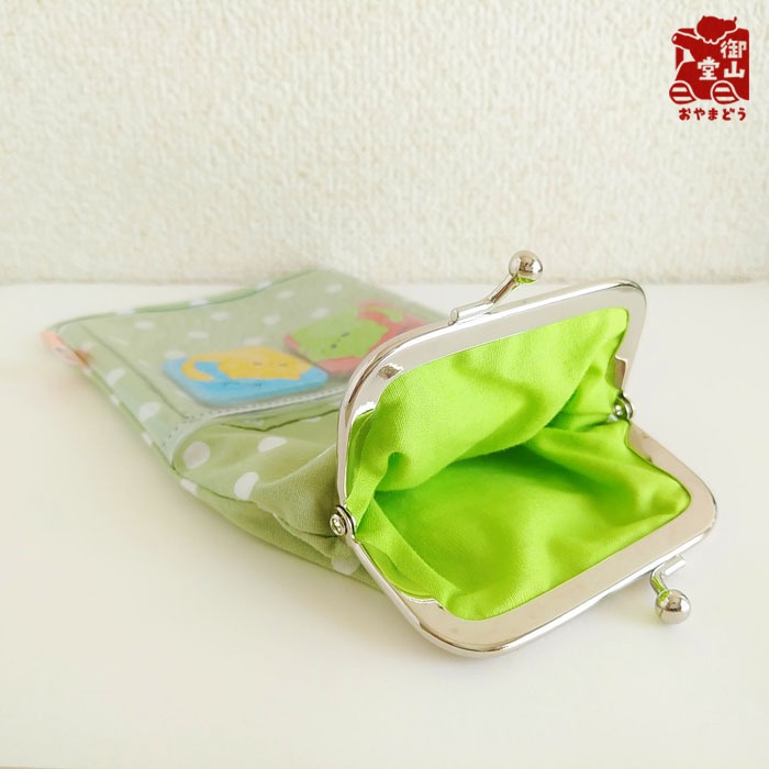 ペンケース わさびとからし かすたまいず!がま口ペンケースwith缶バッジ~わさびとからし~