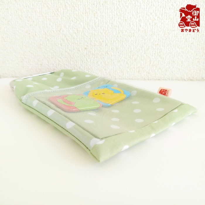 ペンケース わさびとからし かすたまいず!がま口ペンケースwith缶バッジ~わさびとからし~