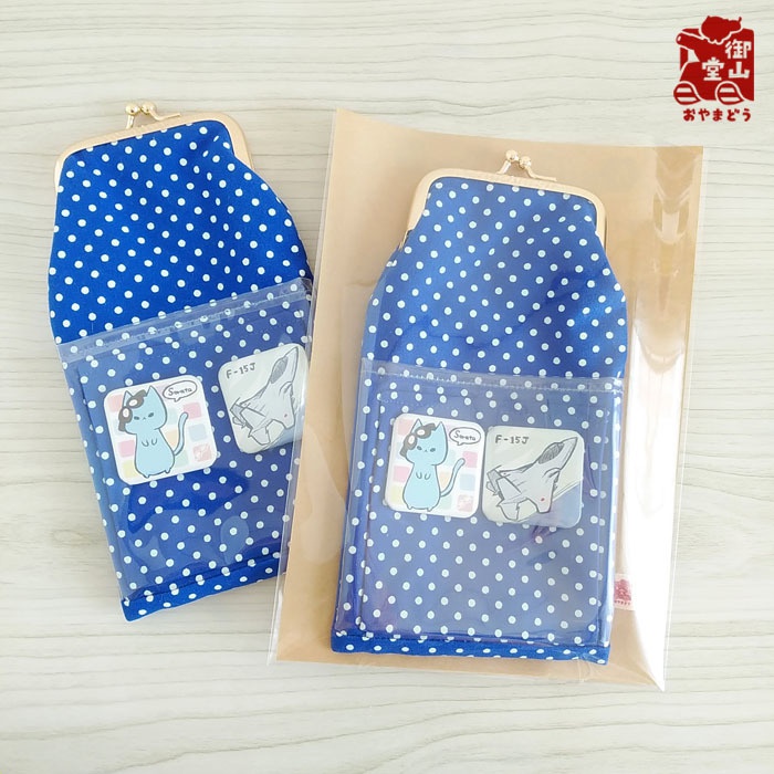 ペンケース 空自 かすたまいず!がま口ペンケースwith缶バッジ~航空自衛隊~