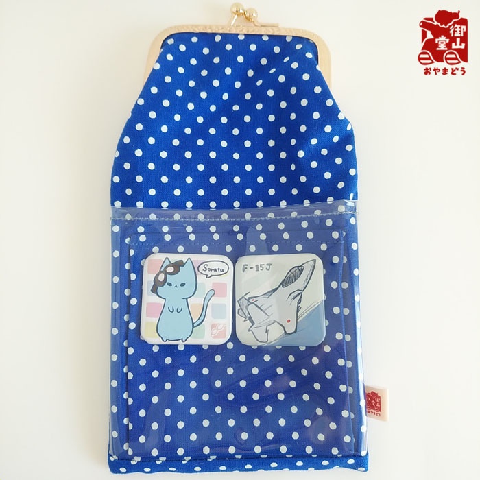 ペンケース 空自 かすたまいず!がま口ペンケースwith缶バッジ~航空自衛隊~