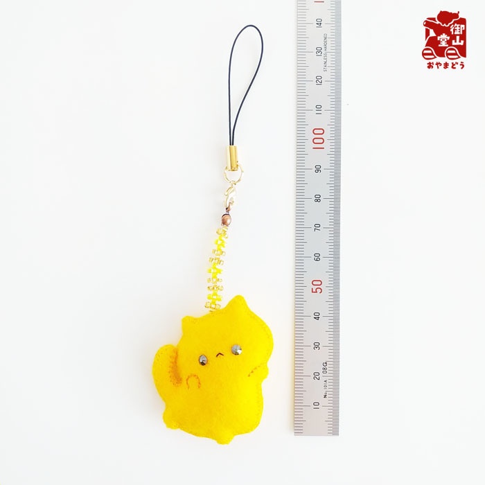 【特別価格】わさからもみじ みにみに♪フェルトストラップ からし