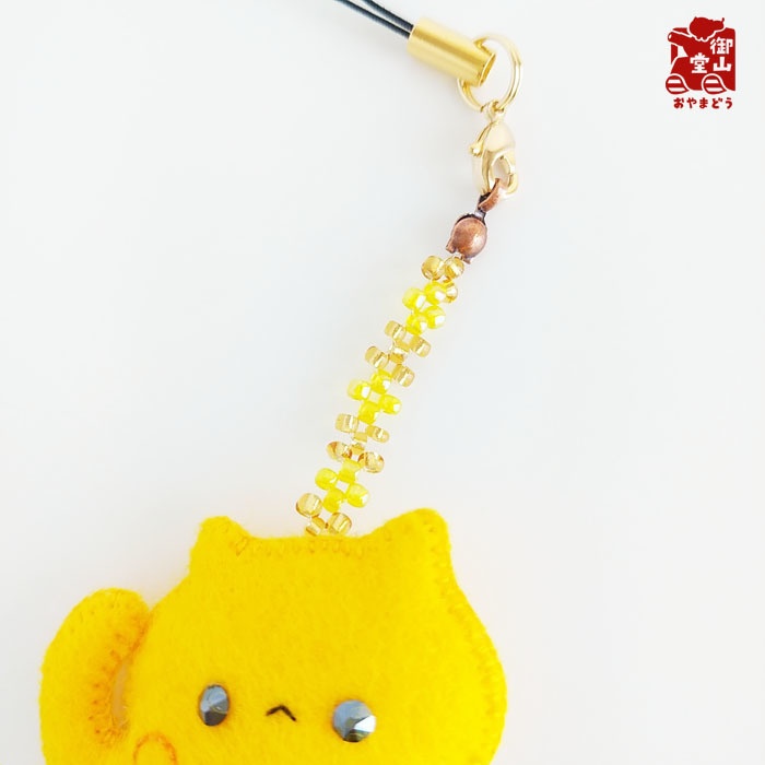 【特別価格】わさからもみじ みにみに♪フェルトストラップ からし