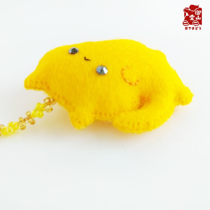 【特別価格】わさからもみじ みにみに♪フェルトストラップ からし