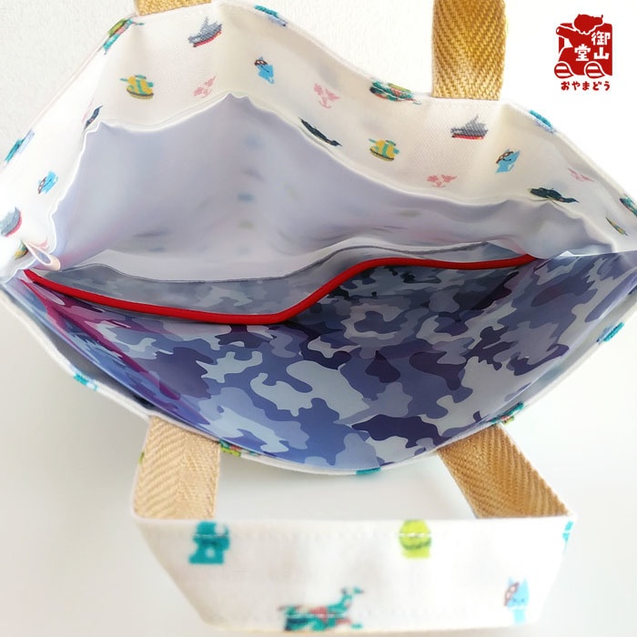 自衛隊猫手提げ 陸海空ねこ×装備品 A4すっぽり!手提げバッグ