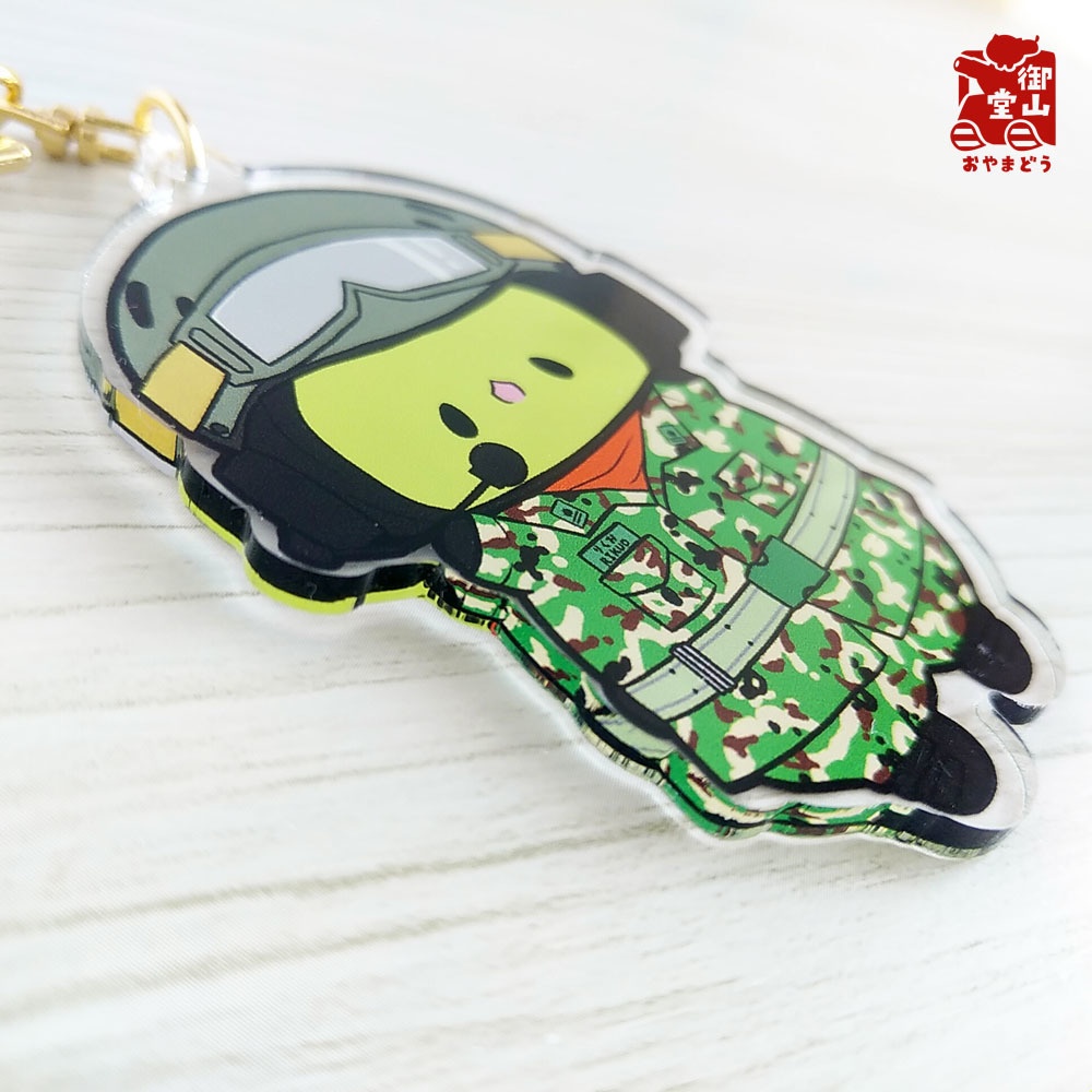 戦車乗りりくお 抱っこして!アクリルキーホルダー<両面>