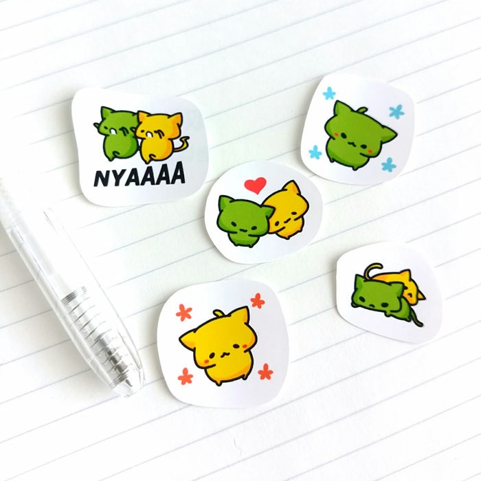 【おまけ付き】わさびとからし LINEスタンプフレークシール①