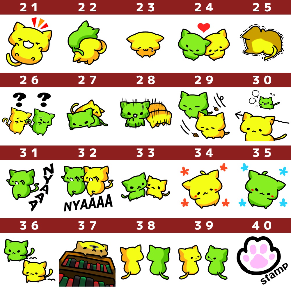 【おまけ付き】わさびとからし LINEスタンプフレークシール①