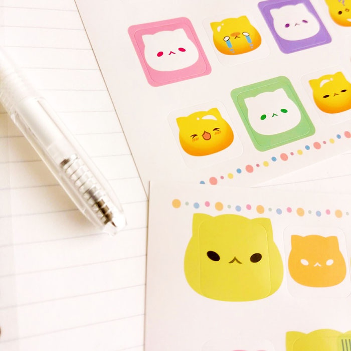 わさびとからし フェイスIconシール
