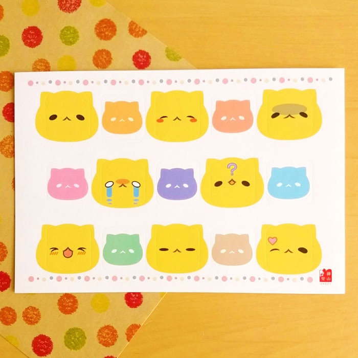 わさびとからし フェイスIconシール