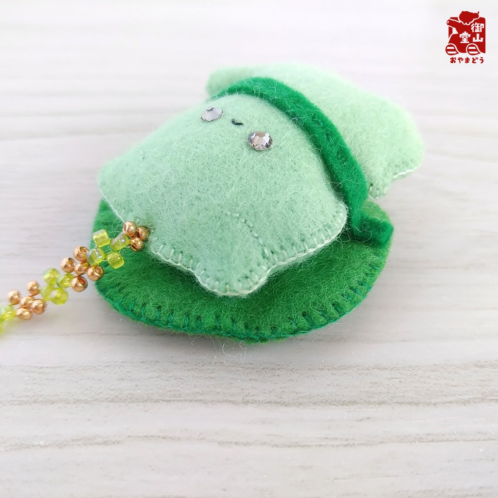 【特別価格】陸海空ねこ みにみに♪フェルトストラップ りくお