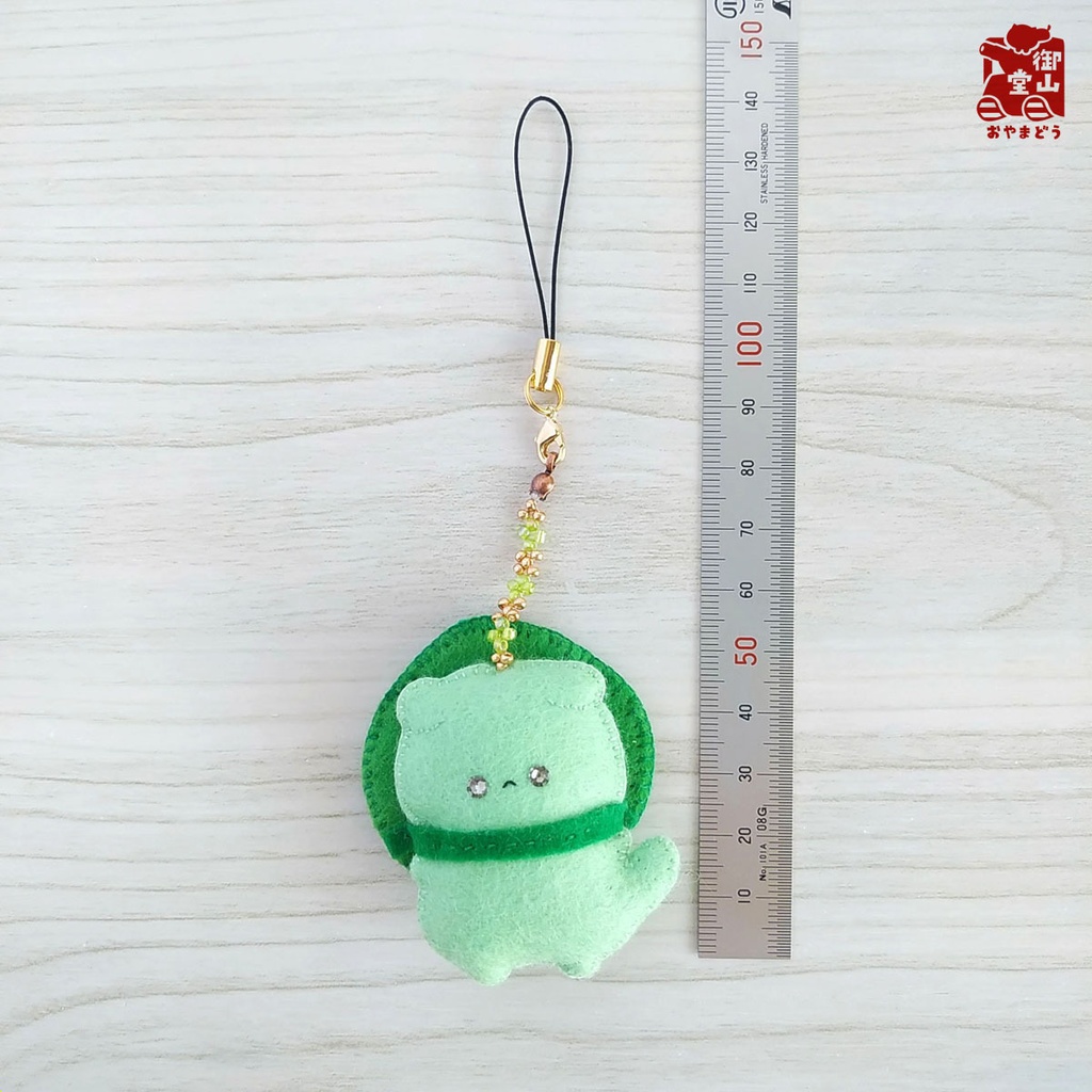 【特別価格】陸海空ねこ みにみに♪フェルトストラップ りくお