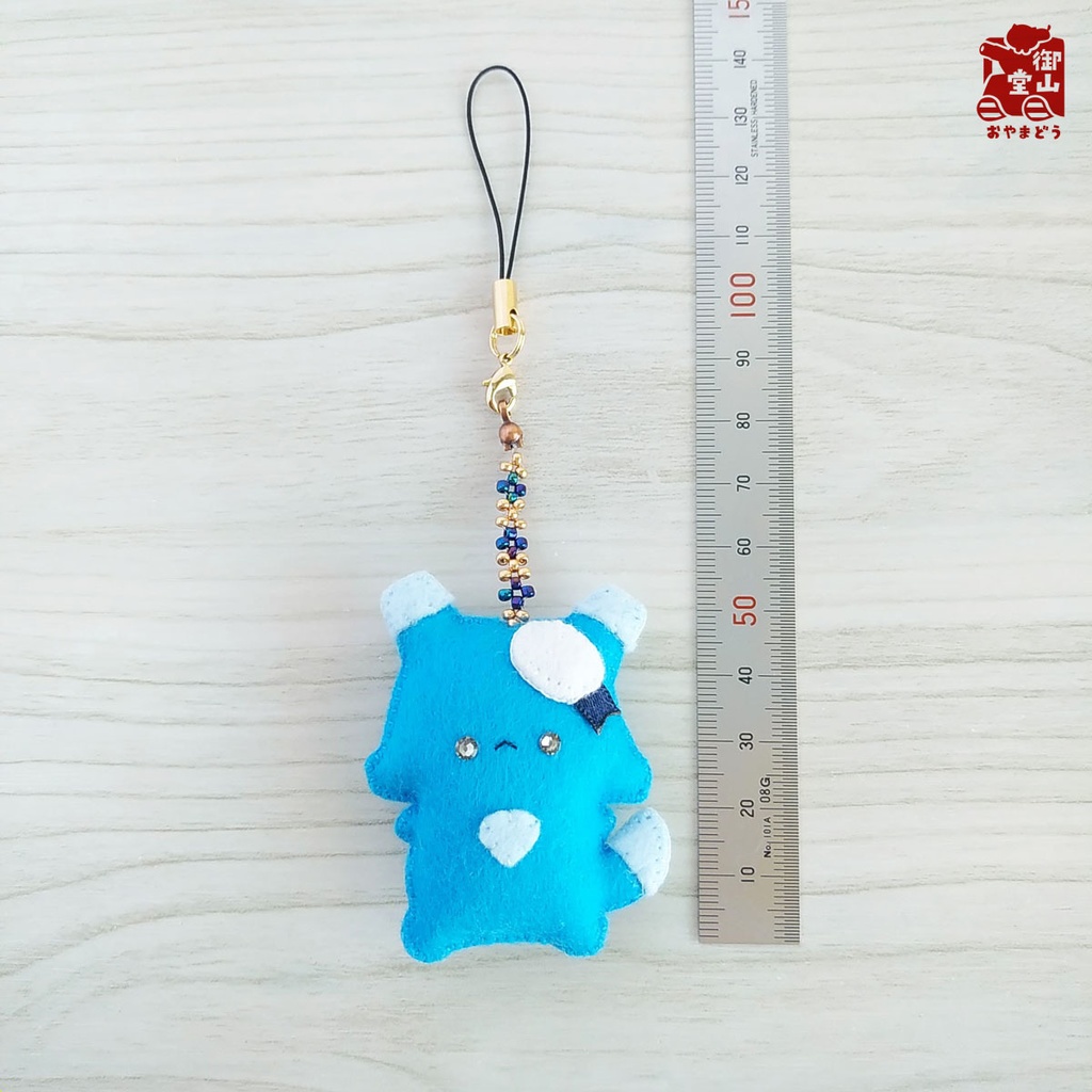 【特別価格】陸海空ねこ みにみに♪フェルトストラップ うみすけ