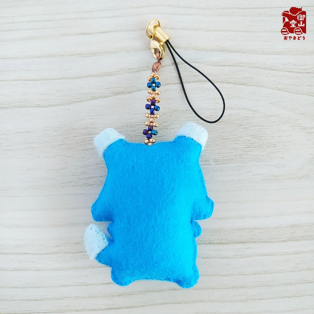 【特別価格】陸海空ねこ みにみに♪フェルトストラップ うみすけ