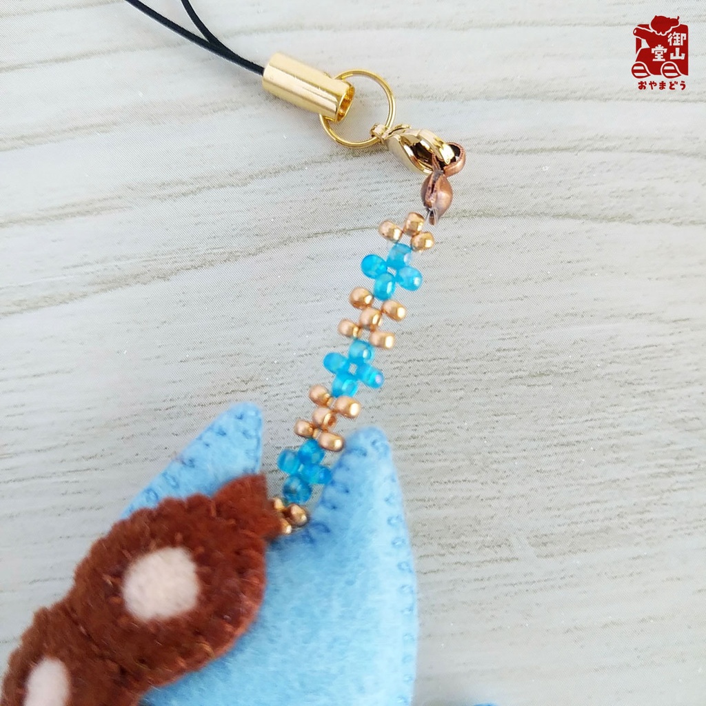 【特別価格】陸海空ねこ みにみに♪フェルトストラップ そらた