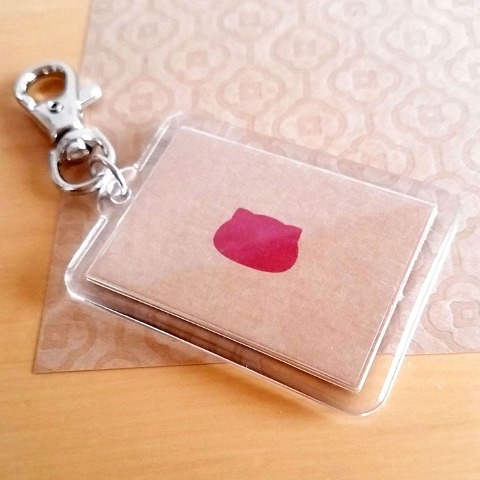 日本×猫キーホルダー にゃんこっきKHその1