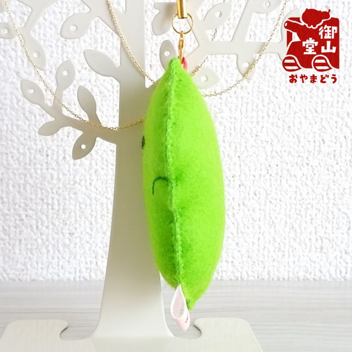 わさからもみじ るんるん♪フェルトマスコット わさび