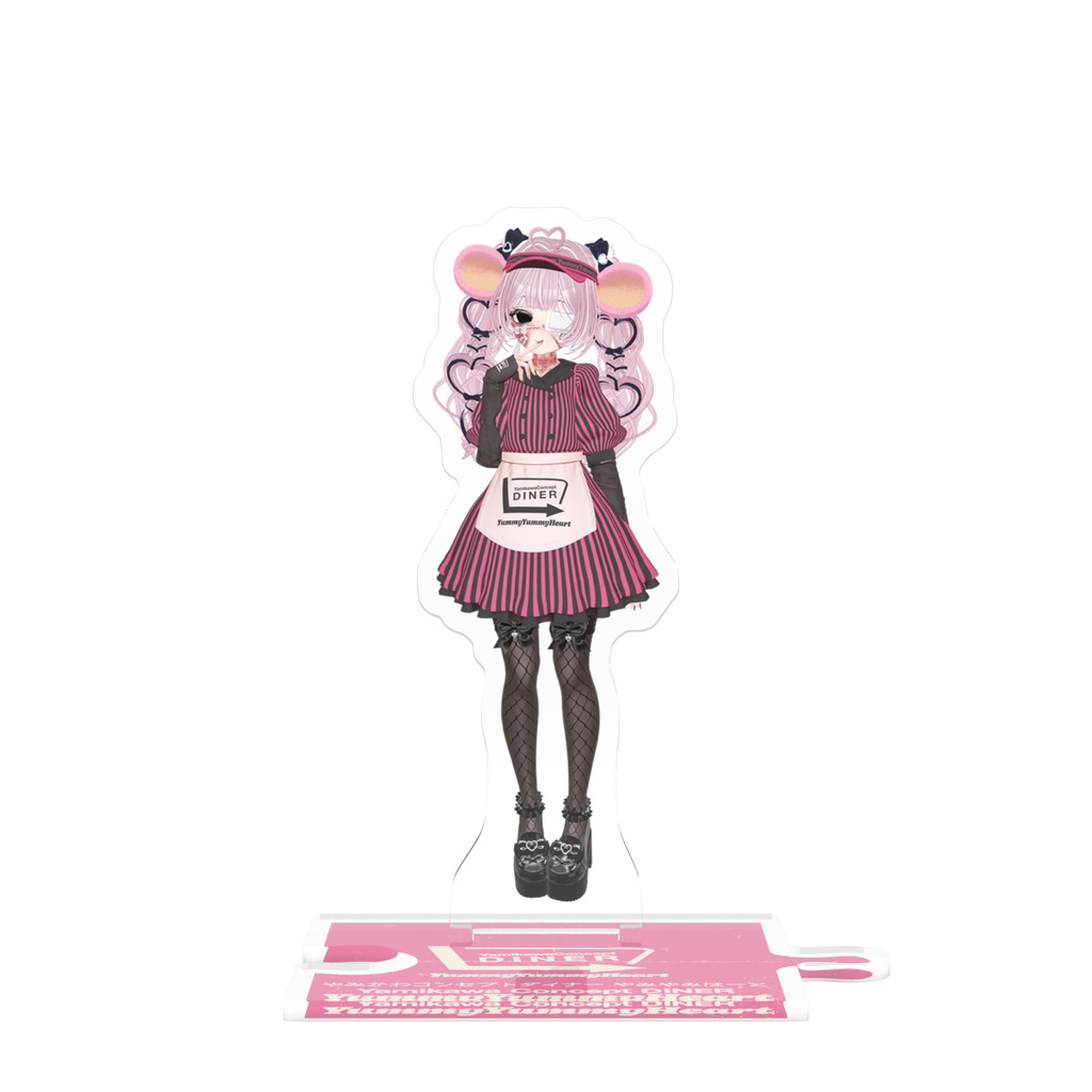 やみかわコンセプトダイナーやみやみはーと　つながるアクスタ あかがねさる