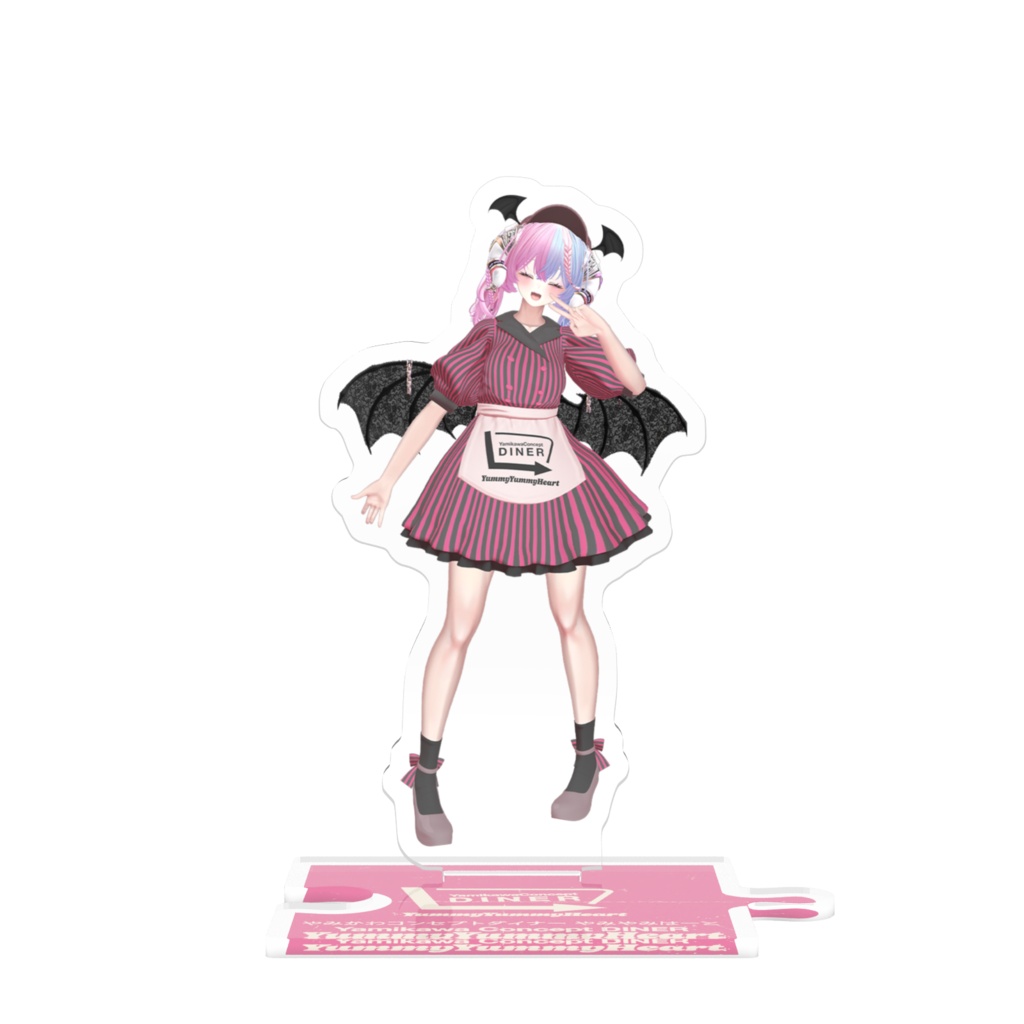 やみかわコンセプトダイナーやみやみはーと　つながるアクスタ 人喰いマンボウの逆襲